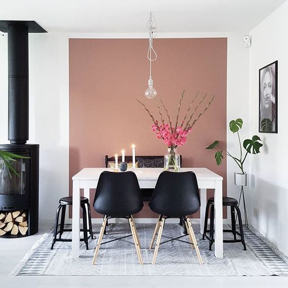 Terra cota-comedor-pared